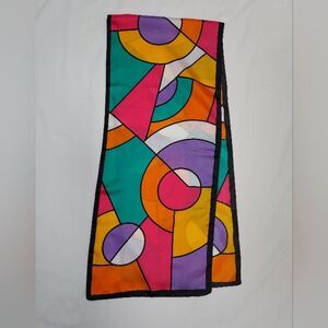 Vintage Limited Edition Echo For Virginia Slims Silk Scarf Made in Italy